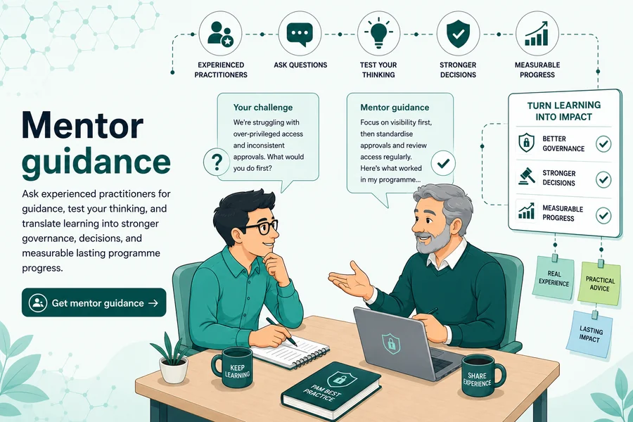 Mentor guidance helping PAM learners turn advice into stronger decisions and measurable progress