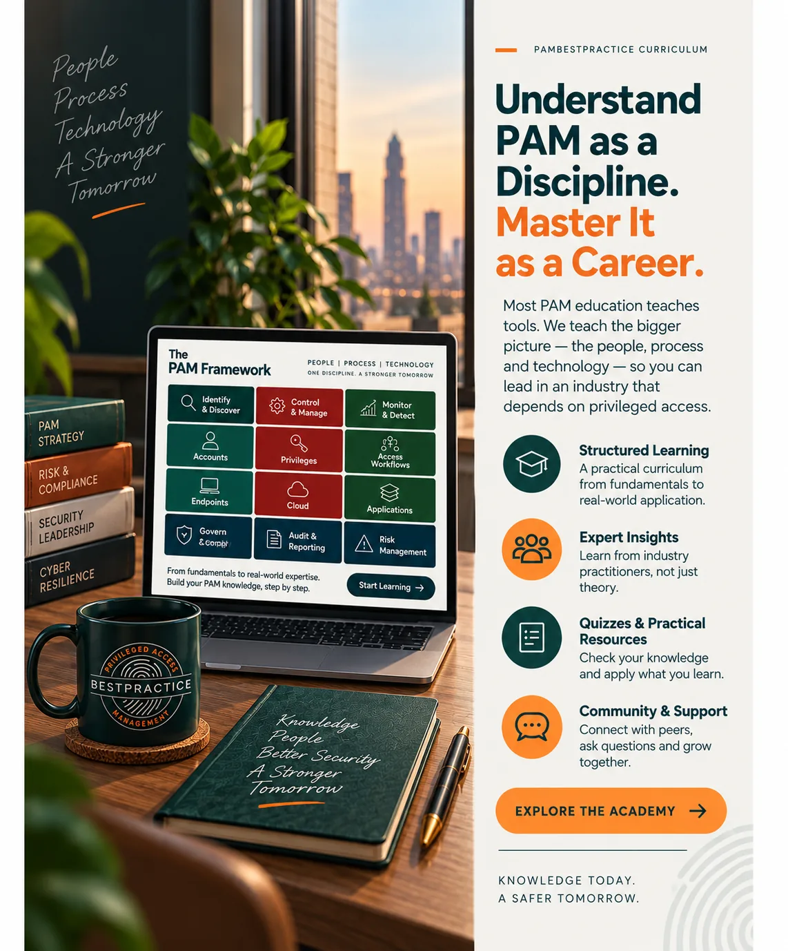 PAMBestPractice curriculum connecting privileged access education, business process and operational control
